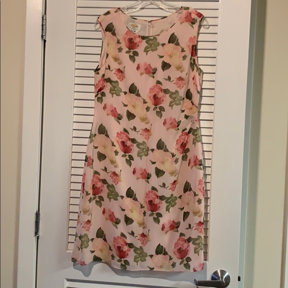 Talbots Floral 100% Silk Dress